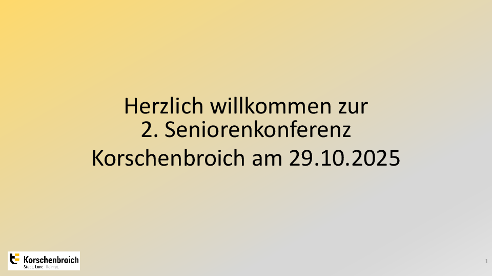 was andere ZWAR-Gruppen anschieben Beispiel Seniorenkonferenz Korschenbroich
